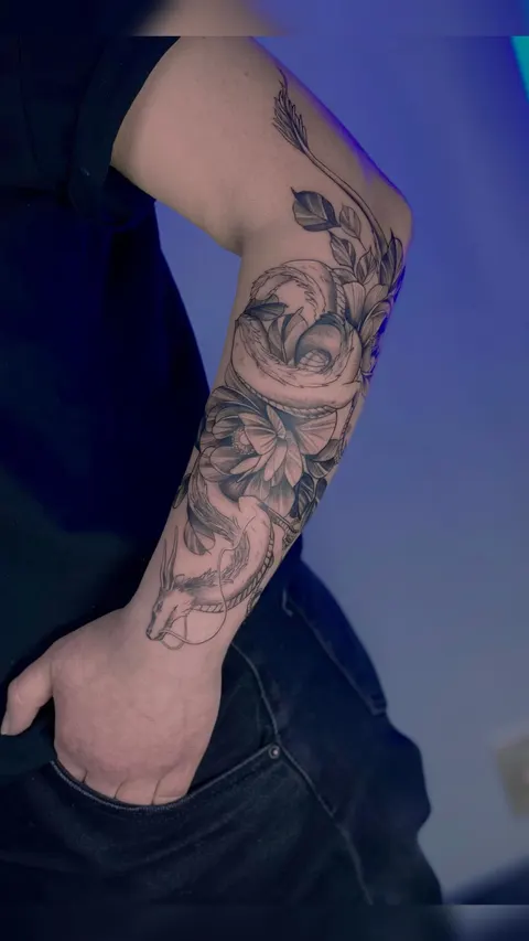 Tattoo work by Veronika Ink