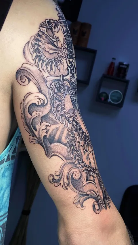 Tattoo work by Veronika Ink
